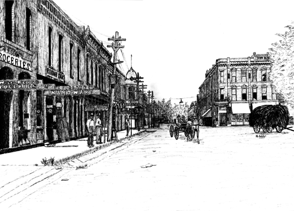 Bentonville, Arkansas Square, 1914