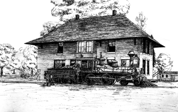 Frisco Station, Bentonville, Arkansas, 1920